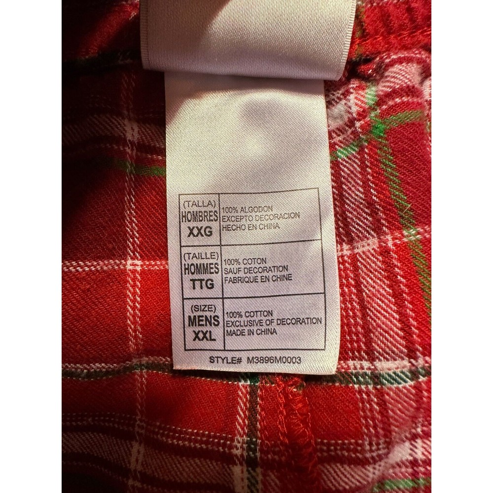 Disney Store Christmas Mickey Pajama Set PJ's Sleepwear Top And Bottom M… - Picture 14 of 15
